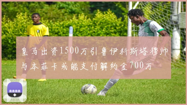 皇马出资1500万引鲁伊科斯塔穆帅与本菲卡或能支付解约金700万